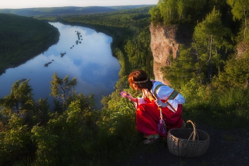 вишера, полюд, река, тайга, ветлан Кручинаphoto preview