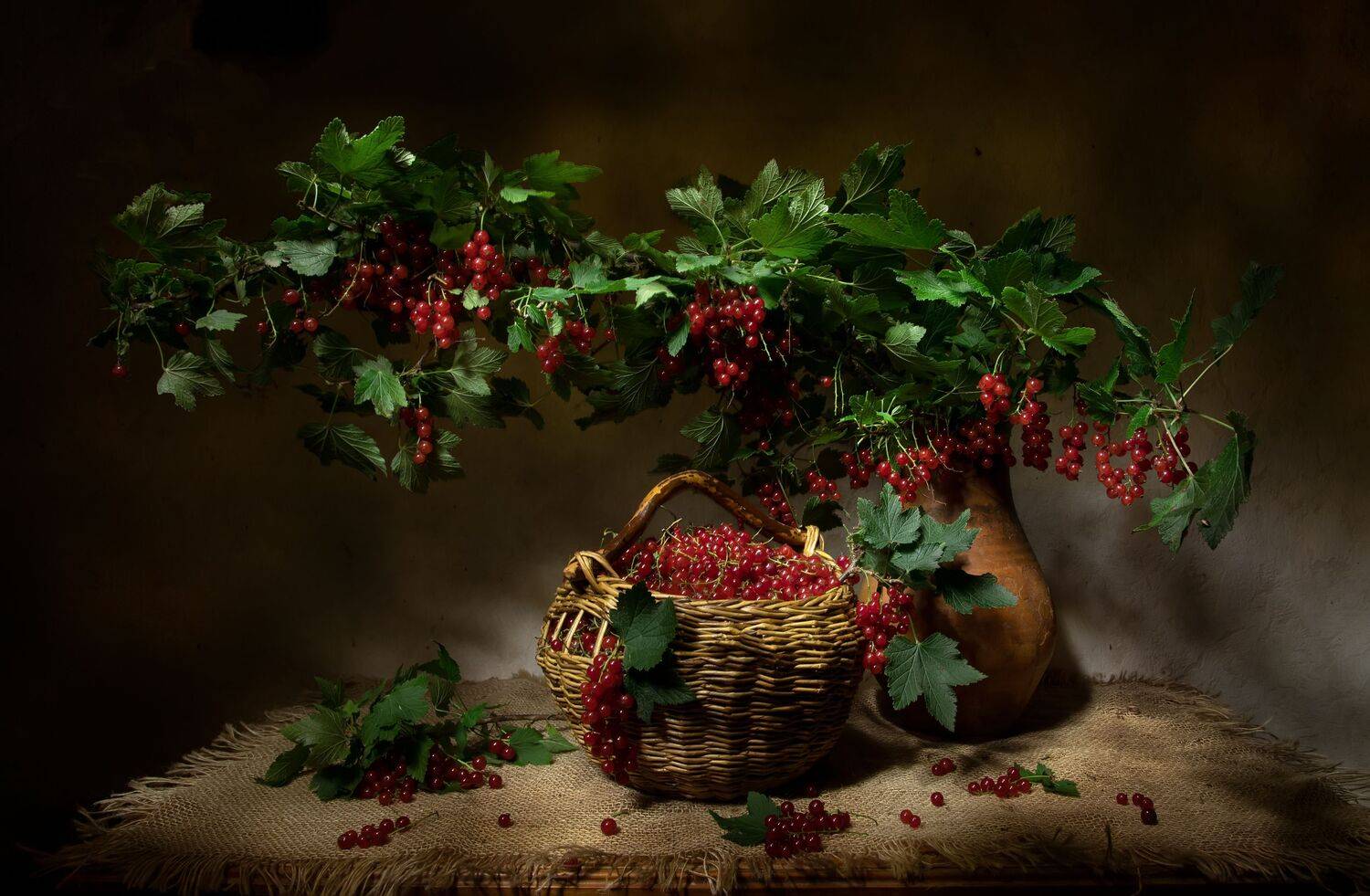 натюрморт, смородина, Феденкова Татьяна