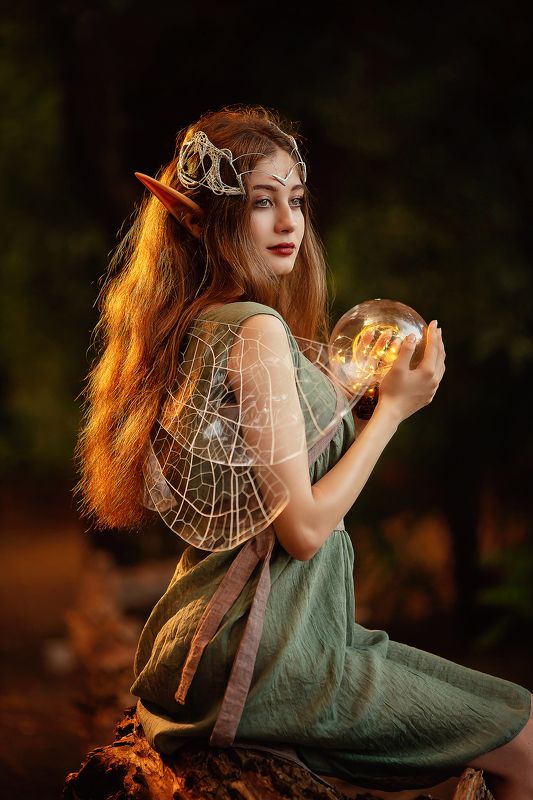 портрет, портретная фотография, эльф, сказочная фотосессия photo preview