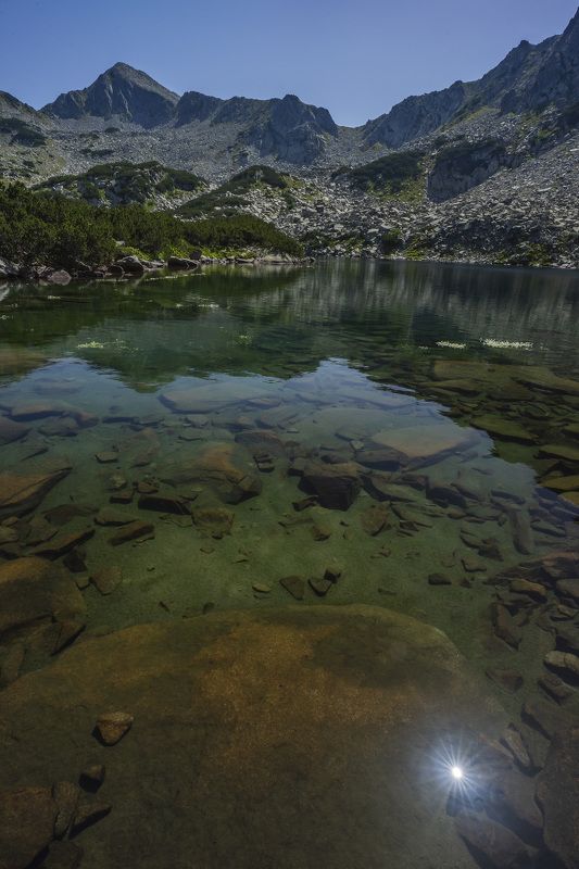 landscape nature vertical hiking lake Gergiitsha lakephoto preview