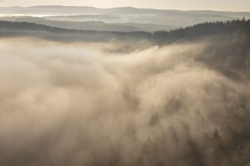 башкирия, лето, туман, утро, лес Сезон тумановphoto preview