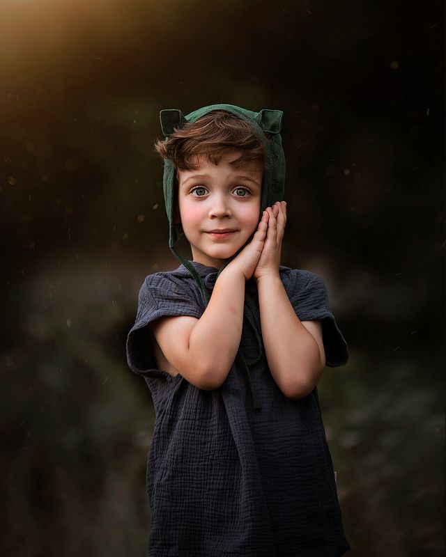 детская фотография, сказка, маленький котенок Котенокphoto preview