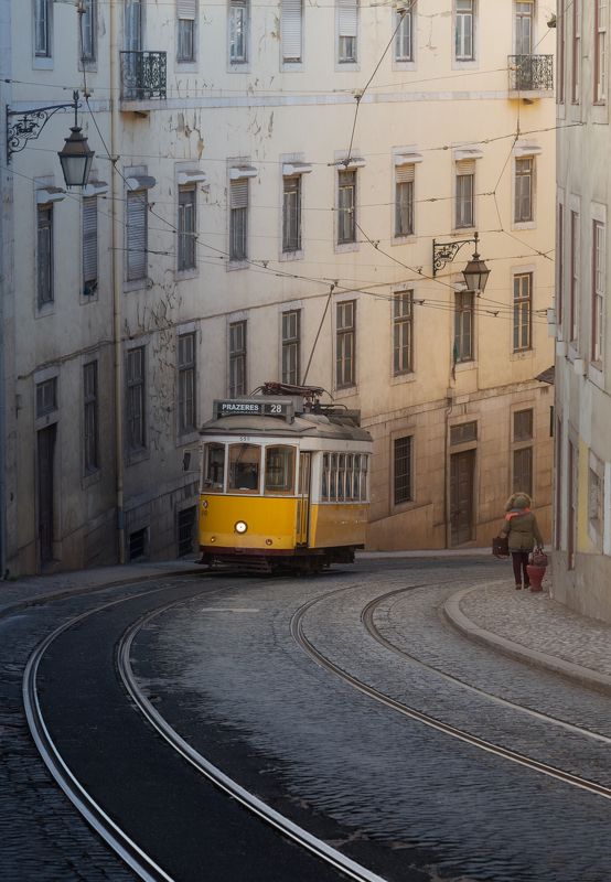 португалия, лиссабон, улица, трамвай, свет, город, путешествие, lisbon, lisboa, portugal, street, tram photo preview