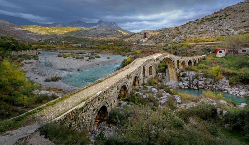 албания, шкодер, мост, нд, albania, shkoder, bridge, балканы, балканы нд Старый мостphoto preview
