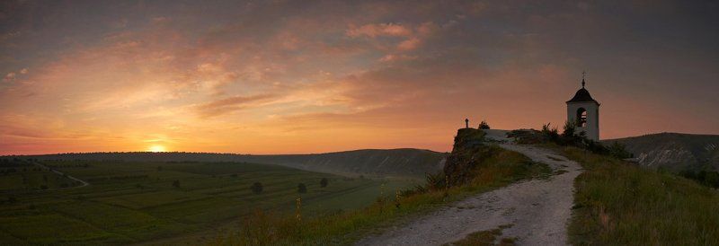 Молдавия, Монастырь, Панорама, Рассвет, Старый орхей, Утро Утро в Старом Орхееphoto preview