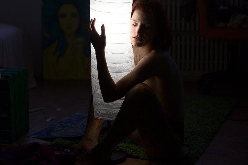 550D, Canon, Белыйлый, Девушка, Кенон, Лампа, Портрет, Фото, Фотография Лампаphoto preview