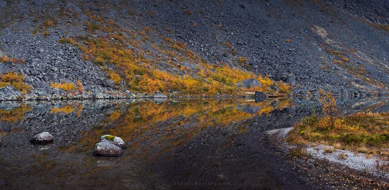 autumn, khibiny, mountains, горы, кольский, осень, хибины В тишине озераphoto preview