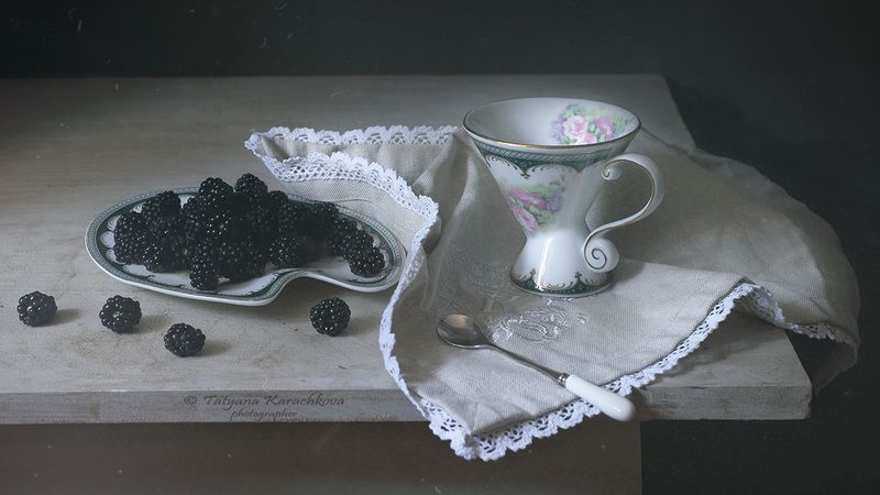 натюрморт, ягоды, лето, ежевика Ежевикаphoto preview