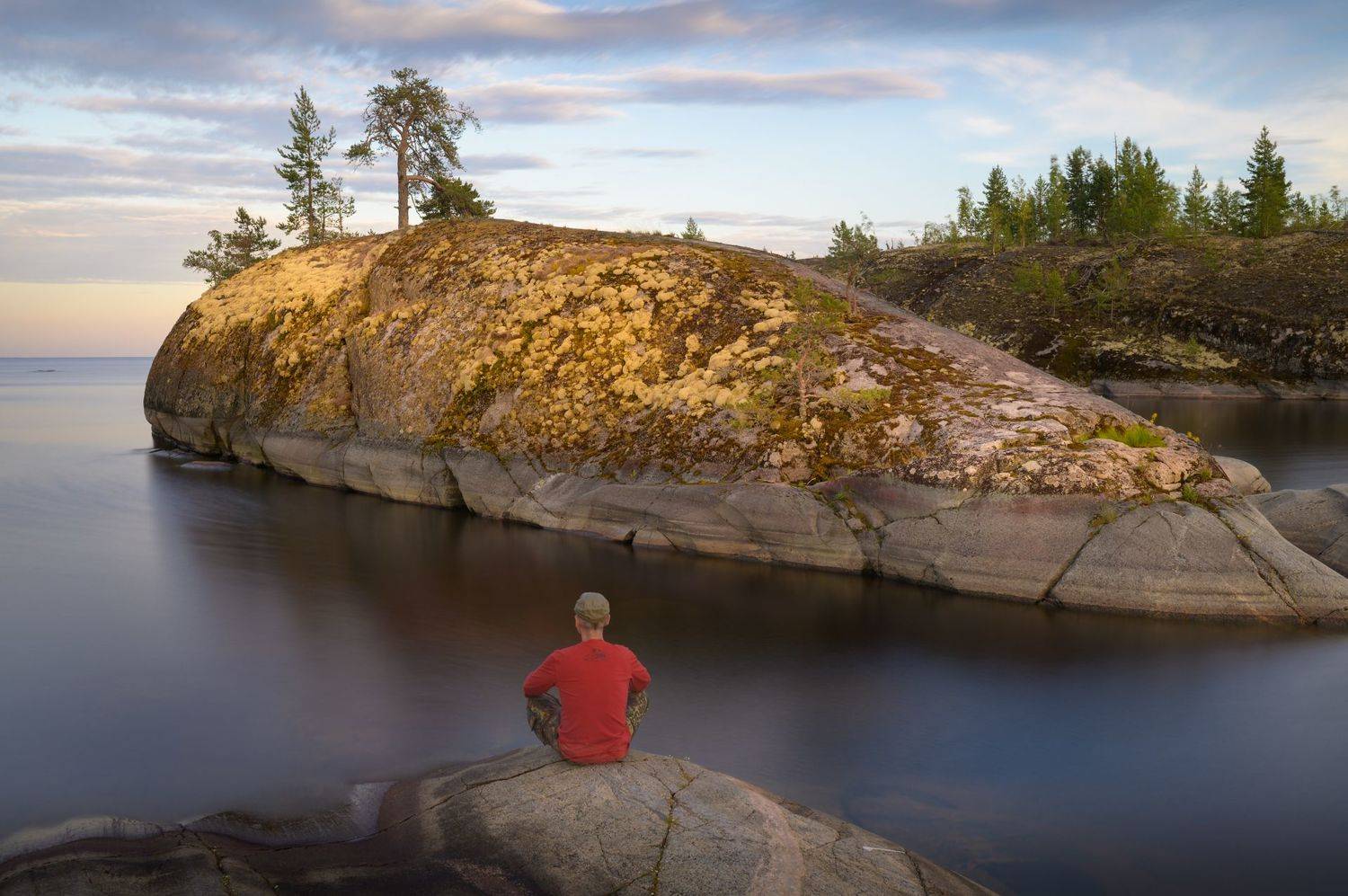 ладога, карелия, острова, шхеры, дзен, селфи, Роман Фабричный