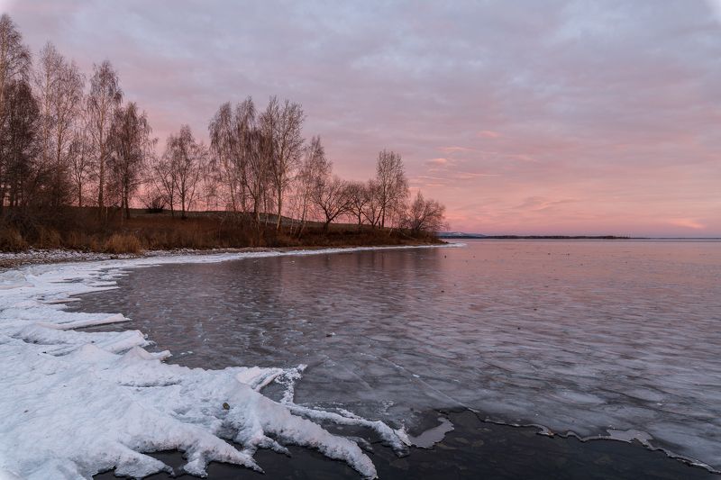 Рассвет на озере Иртяшphoto preview