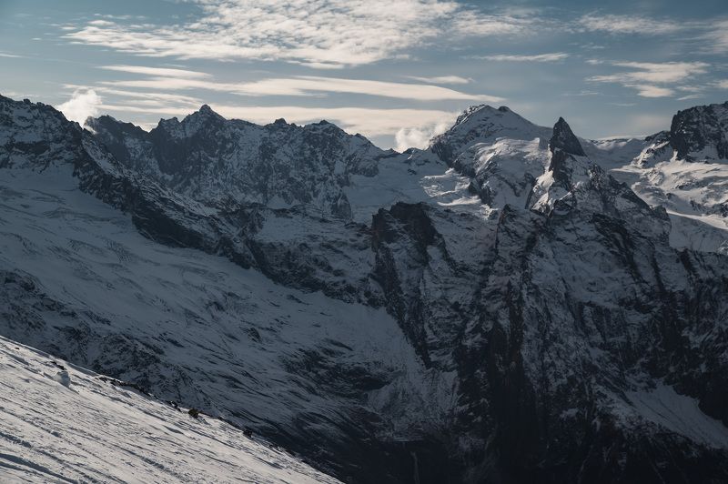 landscape, mountains, caucasus, rock, dombay, nature, range, snow, Домбай.photo preview