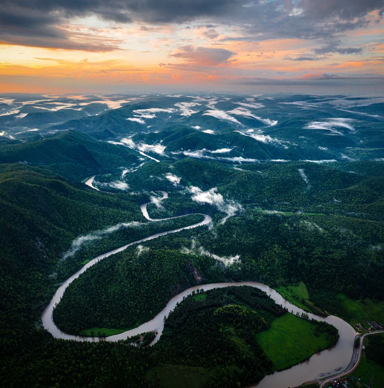 урал, южный урал, толпарово, зилим, река Серпантинphoto preview