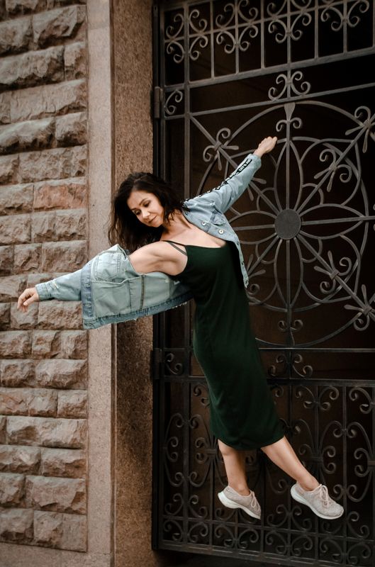 close up, dancer, девушка, город ///photo preview