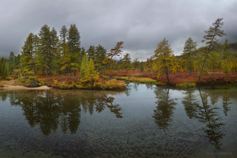 магадан, колыма, озеро джека лондона, осень Начало осени на Колымеphoto preview