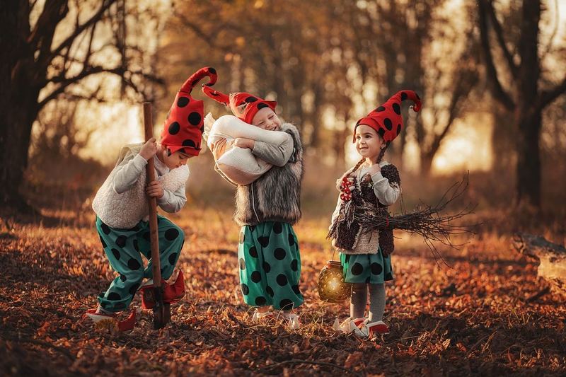 гномы дети лес Гномыphoto preview