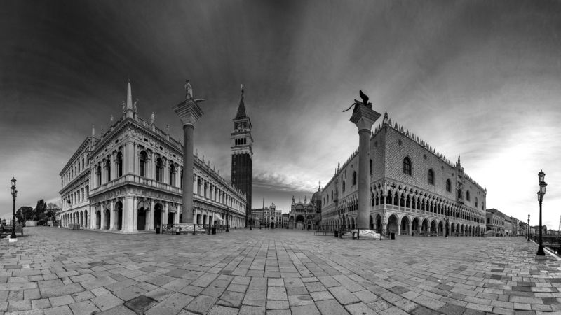 italy, venice, cityscape, B&W, COVID19, Venicephoto preview