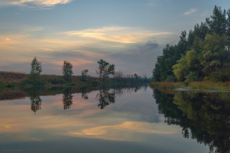 река урал, оренбургская область, закат, природа Вечер на реке Уралphoto preview