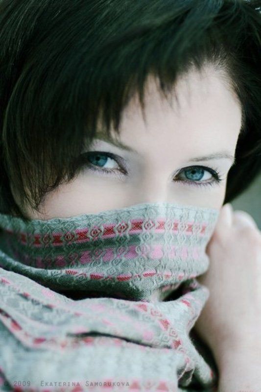 девушка, глаза взглядphoto preview