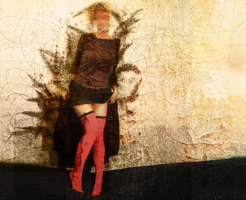 арлекин, ноги, чулки, движение, трещины Арлекинphoto preview