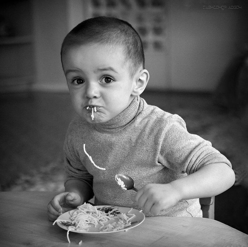 дети,садик,макароны,ужин Люблю я макароны!!!photo preview