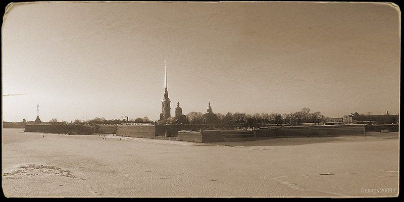 петропавловская, крепость В ледовом пленуphoto preview