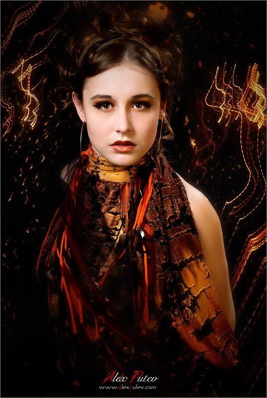 ирина,искра,глаза Из искры ...photo preview