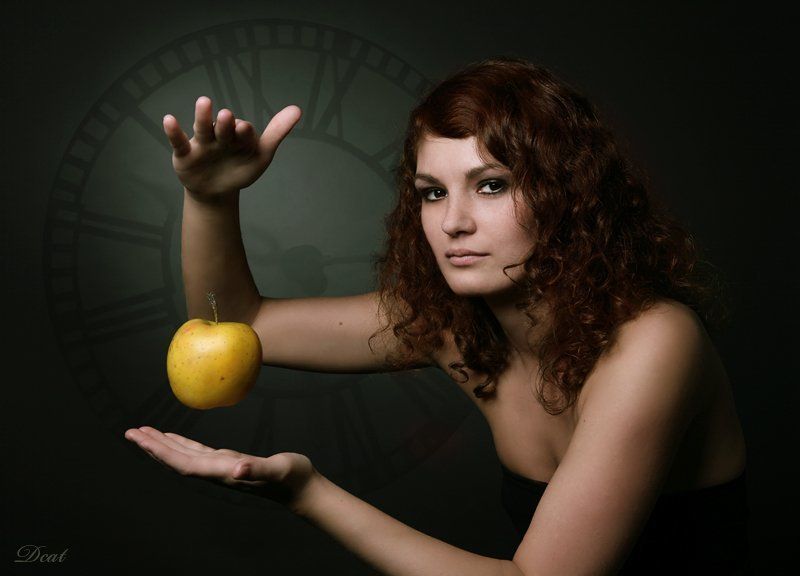 it\'s, time, for, magic, магия, девушка, время, чудес, яблоко Время чудесphoto preview