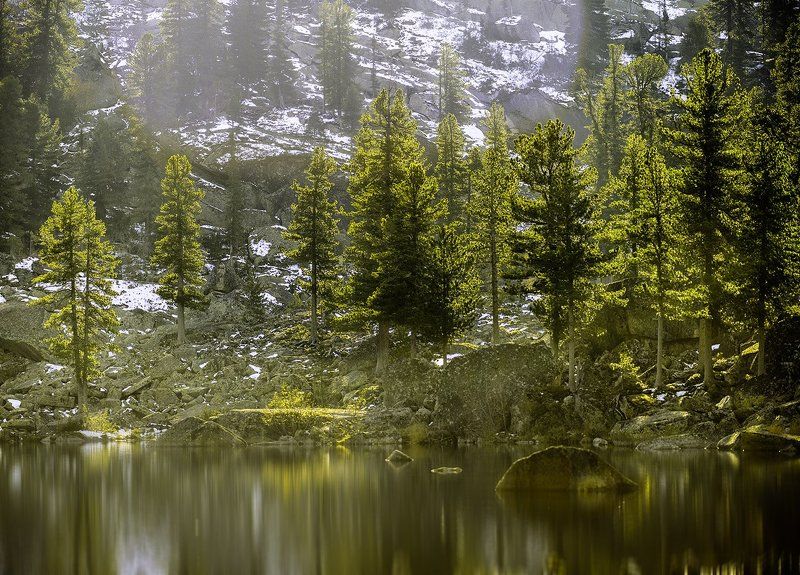 Зеленое озеро Художниковphoto preview