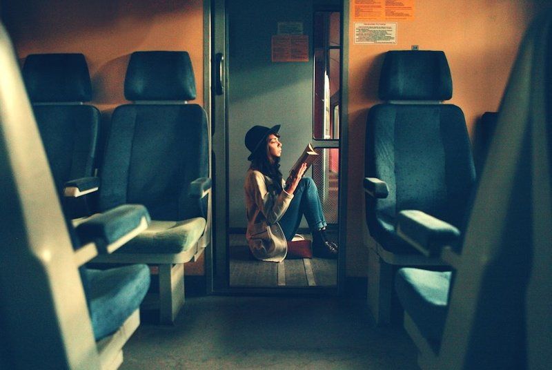 Girl with bookphoto preview