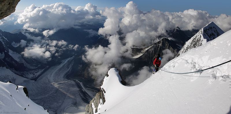 Алтай, Альпинист, Белуха, Восточная белуха, Траверс Последние метрыphoto preview