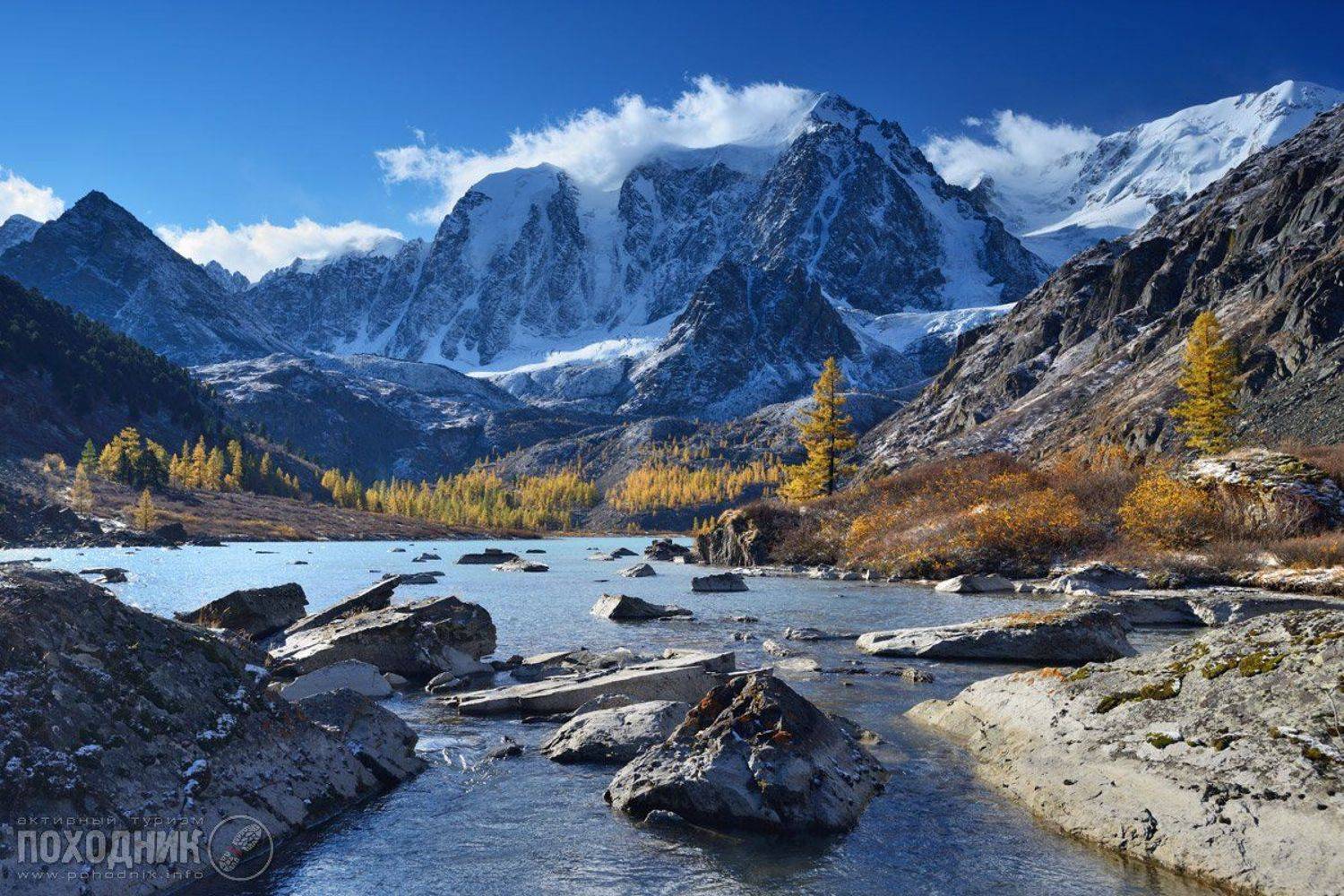 Верхнешавлинское озеро. Горный Алтай. Автор: Походник , Походник