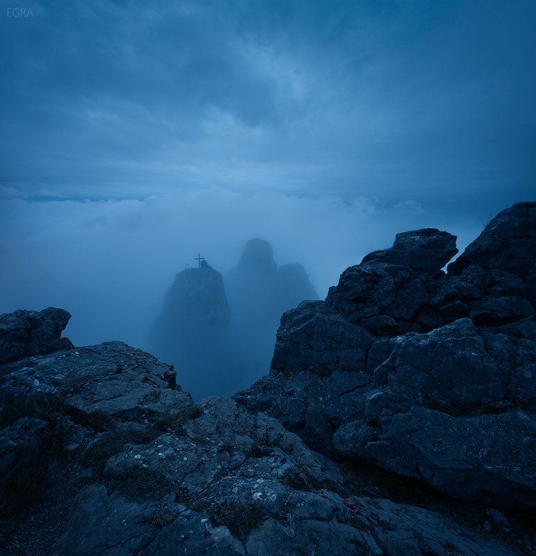 ai-petri, crimea, ай-петри, крым на уровне горизонтаphoto preview