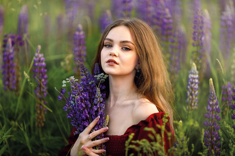 женский портрет, девушка photo preview