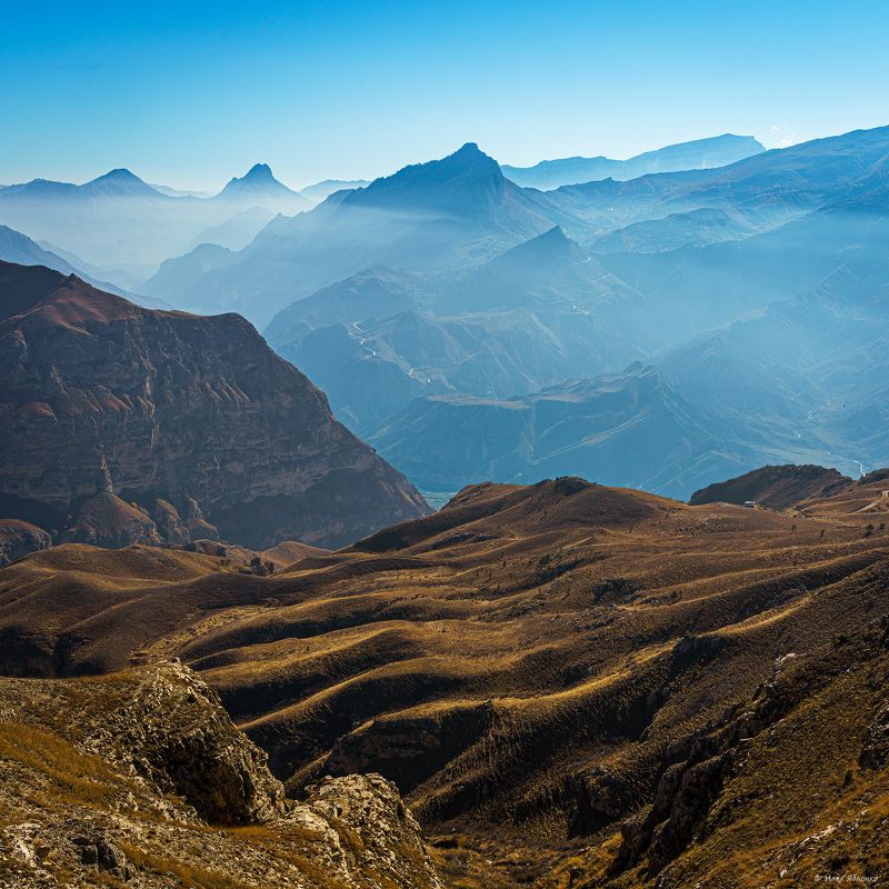 хунзахский каньон, дагестан, утро Утро на склонах Хунзахского каньонаphoto preview