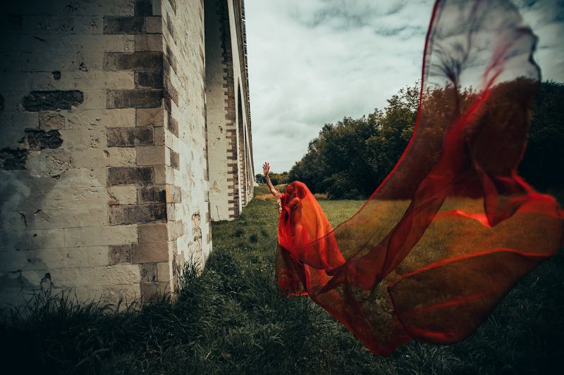 органза, ветер, ню, девушка Ветер дуетphoto preview