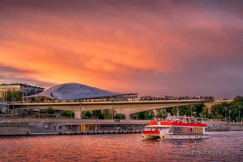 москва, кремль, закат, зарядье Закат в Зарядьеphoto preview