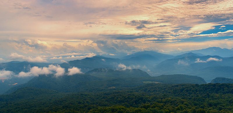 адыгея.горы.кавказ.панорама гор Адыгеяphoto preview