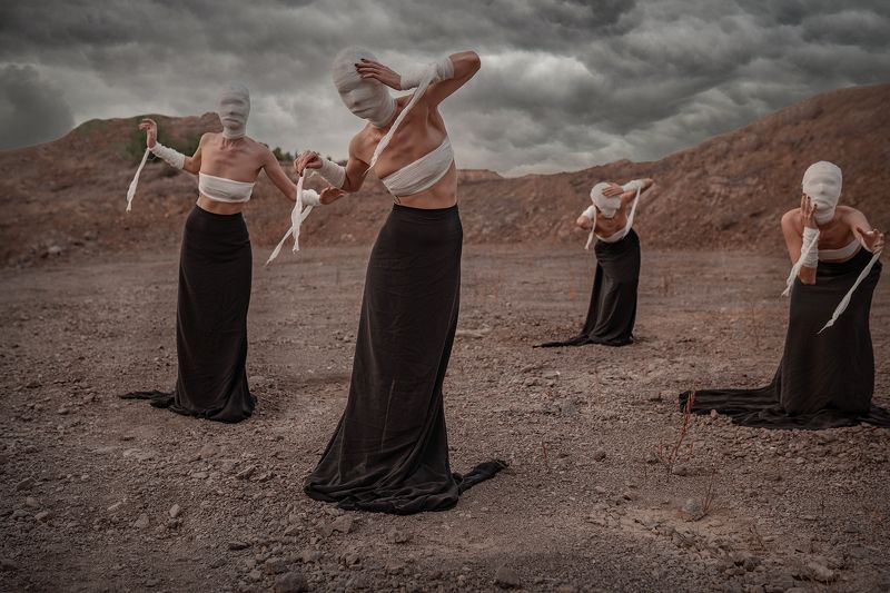 концептуальная фотография, постановочная фотография, ужасы Nightmaresphoto preview