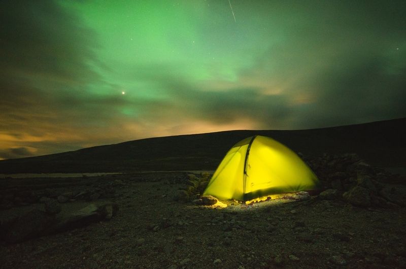 Сияние над Академическим озером фото превью