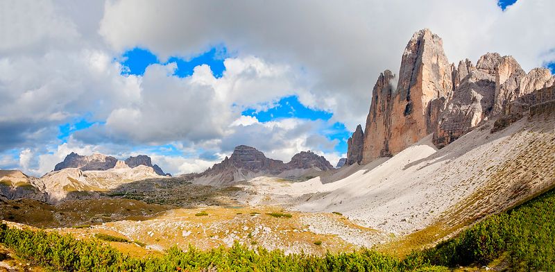Три пика Лаваредо, Южный Тироль, Италияphoto preview