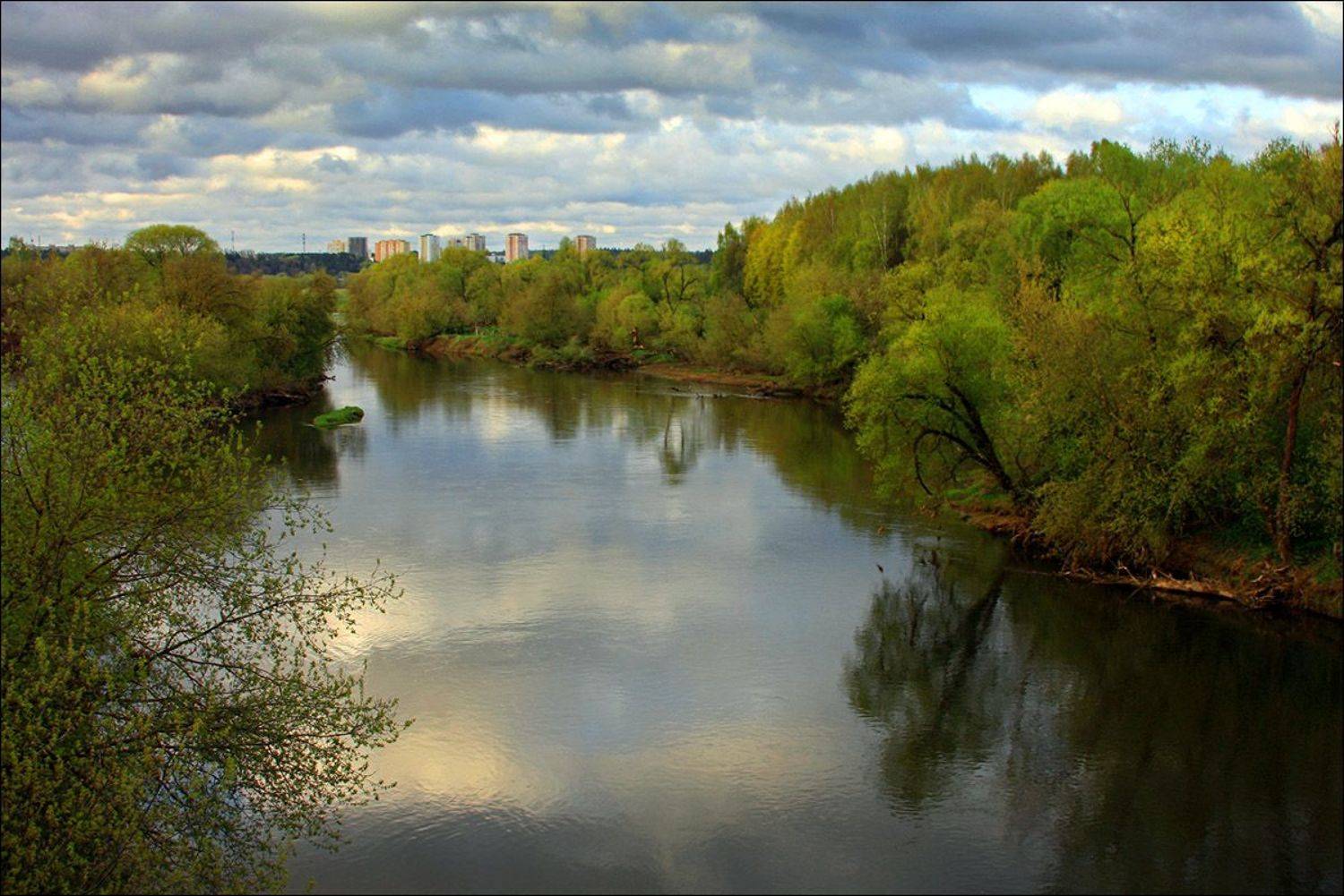 Берега..... Автор: Тарасов Алексей река-москва, звенигород, Тарасов Алексей