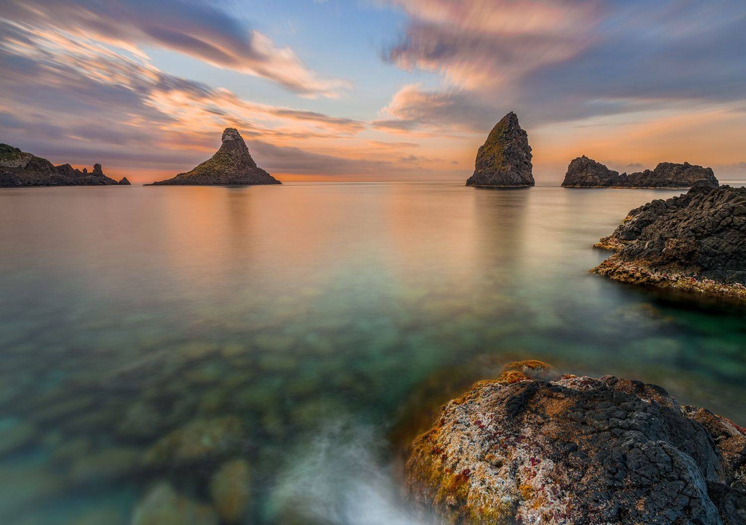 Il paese dei ciclopi. Автор: Lombardo Luca Pasquale sunset, photo, seascape, landscape, 35awards, sicilia, Lombardo Luca Pasquale