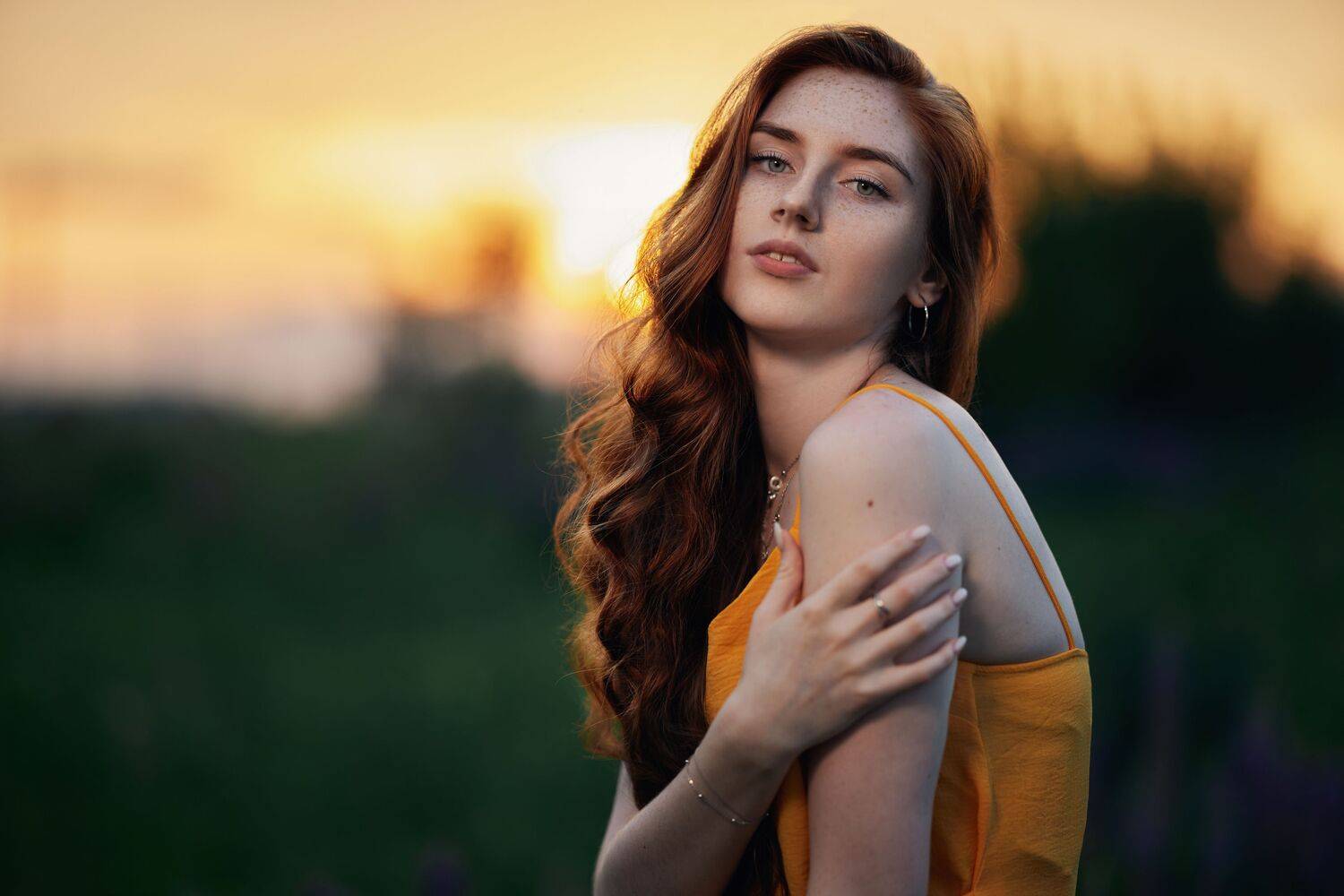 Dasha_sunset. Автор: Дмитрий Дыбов Girl portrait, sunset, girl, Дмитрий Дыбов