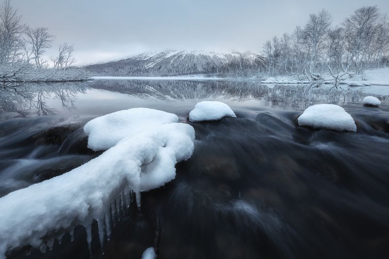 Кольский полуостров Озеро Малый Вудъявр. Хибиныphoto preview
