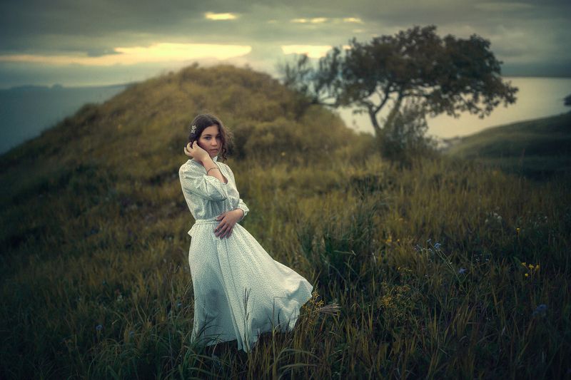 девушка, природа, море Юстинаphoto preview