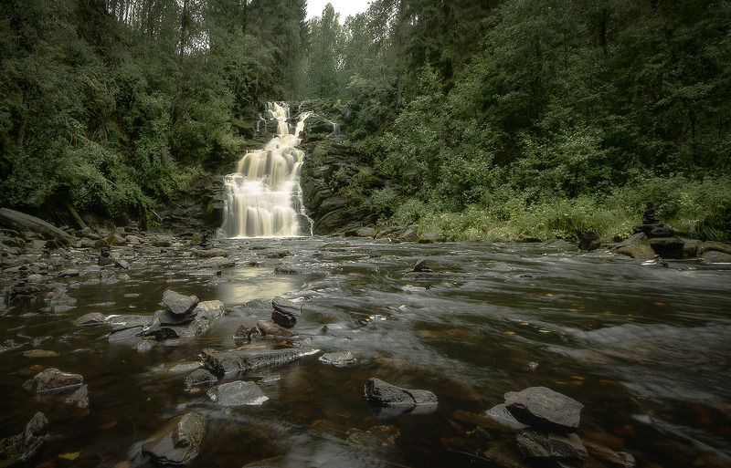 Водопад Белые мосты. Карелияphoto preview