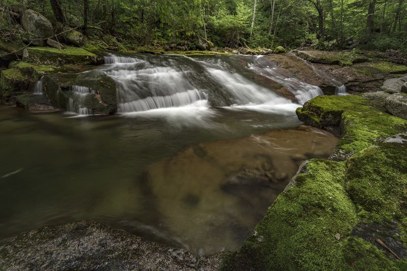 водоскат, тайга, река photo preview