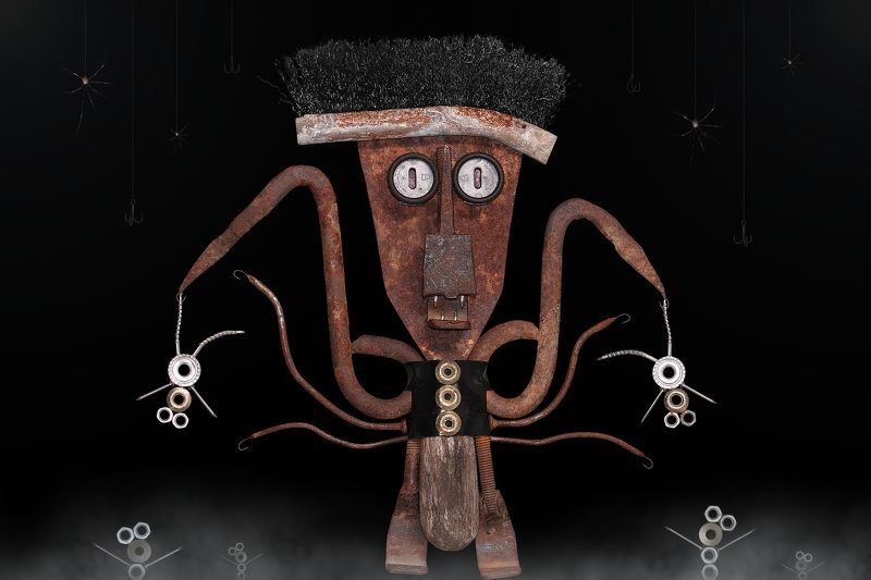 creative, креатив, онцепция, инструменты, ночной, монстр, concept, installation, instruments, tools, night, monster, babayka Бабайка...photo preview