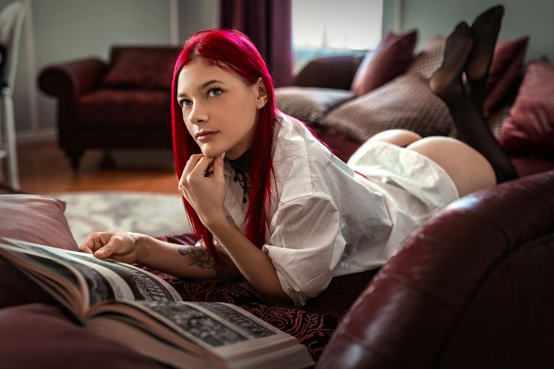 женский портрет, будуар, жанровый портрет Lolitaphoto preview