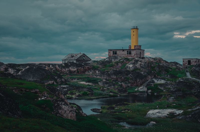 Мыс, маяк, Баренцево море, Арктика, Крайний Север Маякphoto preview